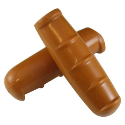 BIKE BROWN HANDLEBAR GRIPS GRIP UNIVERSAL MTB FIXIE CITY ROAD CYCLE VINTAGE PAIR - Image 1 of 3