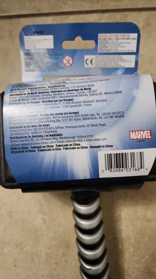 Rubie's Marvel Avengers Endgame Mjolnir Hammer Costume Accessory