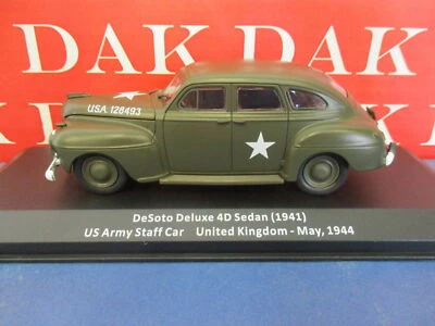 Die cast 1/43 Modellino Auto DeSoto Deluxe 4D US Army Staff Car UK 1944 - Immagine 1 di 4