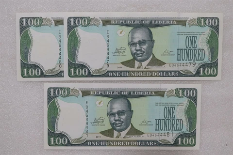 LIBERIA - 3 OLD BANKNOTES B27 #61 Cover