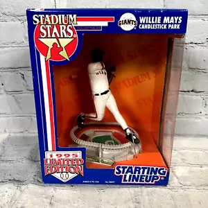 Vintage Start Aufstellung Willie Mays 1995 Stadium Kerzenleuchter Park Figur - Bild 1 von 7