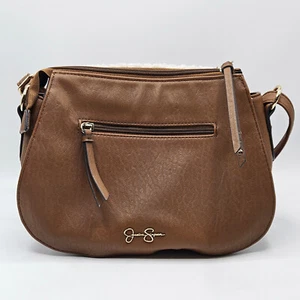 Jessica Simpson | Brown Vienna Shearling Faux Leather Crossbody Bag - Picture 1 of 10