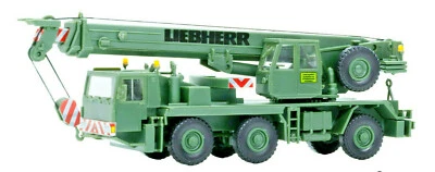 Kibri 18043 Esercito Tedesco Autogru Liebherr Ltm 10, Kit di Costruzione, H0 - Immagine 1 di 2