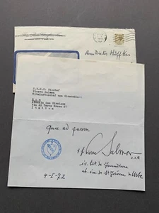 PIERRE SALMON (†1982)  Bischof Italien signed signiertes Konvolut von 1972 - Picture 1 of 1