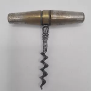 French Brevete 19th-century Roundlet Pocket Folding Corkscrew Made In Paris - Picture 1 of 5