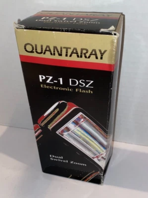 Quantaray PZ-1 DSZ Dual Swivel Zoom Electronic Flash for Minolta - Image 1 of 4