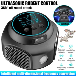 Powerful Mouse Mice Rat Bat Electronic Ultrasonic Rat Squirrel Insect Repellent - Picture 1 of 14