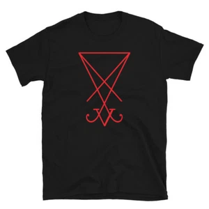 Camiseta Red Sigil of Lucifer Seal of Satan para Hombre Mangas Cortas - Imagen 1 de 10