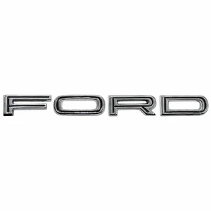 1965 FORD GALAXIE XL LTD 7-LITRE CUSTOM 500 HOOD / TRUNK DECKLID EMBLEMS LETTERS - Picture 1 of 1