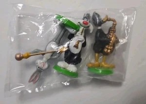 1979 Wilton Cake Toppers Warner Bros Sylvester Daffy Duck Bugs Bunny NOS SEALED - Picture 1 of 7