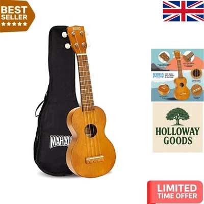 Authentic Hawaiian Tone Kahiko Soprano Ukulele - Ideal for Kids & Adults - Image 1 of 4