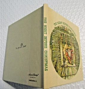 Holly Hobbie 1970 HC Miniature Book THE NIGHT BEFORE CHRISTMAS Clement Moore - Picture 1 of 4
