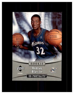 2005-06 Upper Deck Portraits Rookie 180/399 Andray Blatche #101 Rookie MINT - Image 1 of 2