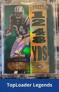 2012 Topps Triple Threads #TTR-36 Stephen Hill Relic Emerald #/18 - Picture 1 of 2