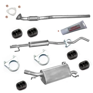 Auspuff + Montagezubehör Komplett für Opel Corsa C 1.2 1.4 16V 09/2000 bis 07/06 - Bild 1 von 1