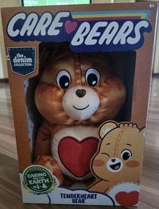 NIB Care Bears The Denim Collection Tenderheart Bear Orange Stuffed Plush - Picture 1 of 6