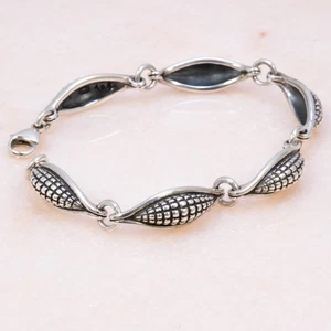 Georg Jensen 425 Rinemunte Bracelet Sterling Silver 925 Danish Modernist Vintage - Picture 1 of 8