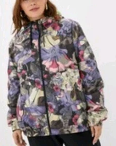 Sudadera con capucha floral para mujer Nike Sportswear talla grande 2XL calce relajado impermeable - Imagen 1 de 17
