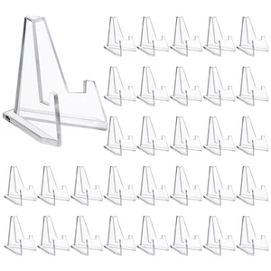 36 Pack Arcylic Card Display Stands Mini Clear Easel Stand Holder Small Pictu... - Picture 1 of 8