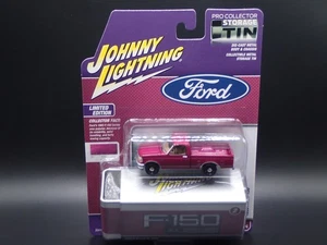 2025 JOHNNY LIGHTNING 1993 FORD F-150 OBS PURPLE TRUCK TIN R2 VS B NO 2 1:64 - Picture 1 of 8