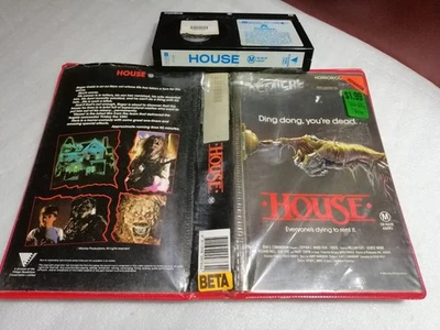 HOUSE - 1985 Australian Premiere Home Ent. Video BETA Issue - DARK COMEDY HORROR - Image 1 of 4