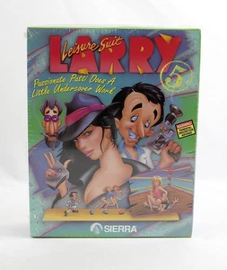 SEALED 1991 Leisure Suit Larry 5 MAC Big Box PC - Picture 1 of 6