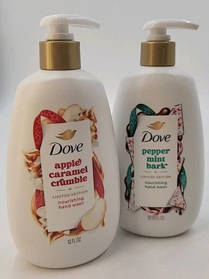 Dove hand soap Variety Pack- Apple Caramel Crumble, Peppermint Bark - 2pk - Image 1 of 4