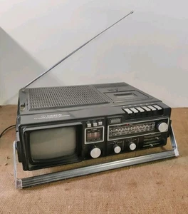 Tv Radio Cassette Recorder Orion 7251 Vintage Epoca Portatile Cassette Deck - Foto 1 di 8