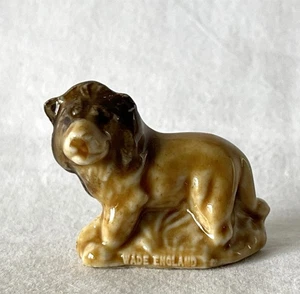 Estatuilla vintage con adorno de león de cerámica de porcelana Wade Whimsies #24-947 - Imagen 1 de 13