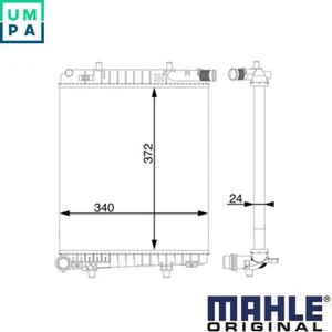 RADIATOR ENGINE COOLING CR 1591 000S FOR OPEL VIVARO/Platform/Chassis/Van/Bus - Picture 1 of 16
