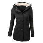Womens Jacket Thick Fleece Outwear Warm Winter Hooded Coats Parka Overcoat M-5XL