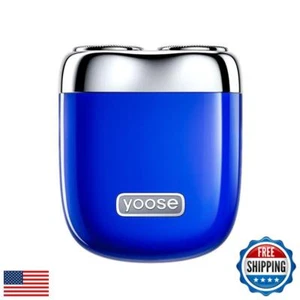 yoose Mini Electric Shaver, Alloy Portable Travel Shavers, Cordless Shaving, - Picture 1 of 5