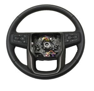 84838110 Steering Wheel Black Pre-Cras Alpine Umber 2019 GMC Yukon Sierra 1500
