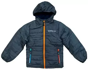 Garçons Skechers Charbon Capuche Manteau Hiver Anorak Veste 18 Mois Pour 16 Ans - Bild 1 von 2