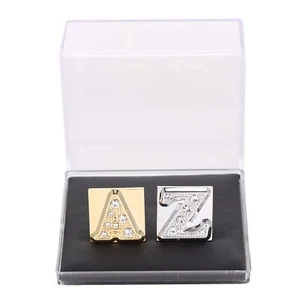 Gemelos iniciales de diamantes de imitación Vittorio Vico en caja de regalo - Imagen 1 de 26