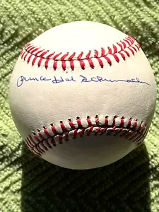 Hal Scumacher ""PrinceAutografiado Hermoso Single Firmado SS Giamatti BB JSA Certificado de Autenticidad - Imagen 1 de 2