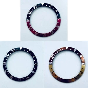 Aluminum GMT Beveled 38*30.5mm Watch Bezel For NH34/NH35 Movement 40mm Case - Picture 1 of 7