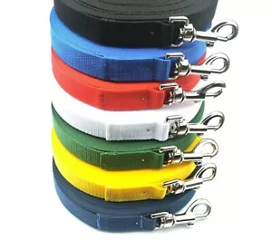 Dog Training Lead 3FT - 100FT Long Strong Tracking Leash Recall Line Made In UK - Picture 1 of 37