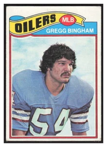 1977 Topps Mexican #366 Gregg Bingham - Houston Oilers - Picture 1 of 2