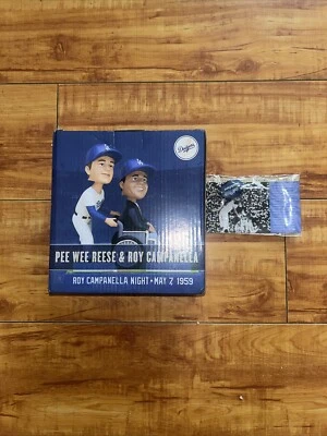 PEE WEE REESE ROY CAMPANELLA Los Angeles Dodgers 2014 Bobblehead SGA Keychain - Image 1 of 4