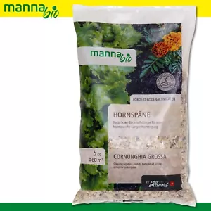 MANNA 5 kg Bio Hornspäne NPK Natürlicher Stickstoffdünger Langzeitwirkung - Bild 1 von 1