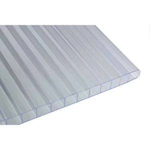Polycarbonate Sheet Clear Twin Wall for Greenhouses Roof Wall Cladding - Picture 1 of 28