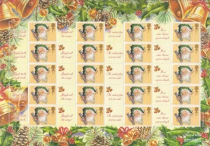 G.B. Great Britain Sc 1777b Hoja de Navidad de 20 - Imagen 1 de 1