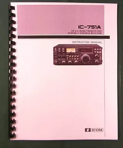 Manuale di istruzioni icom IC-751A - Copertine stock carte premium e carta 32 libbre! - Foto 1 di 1