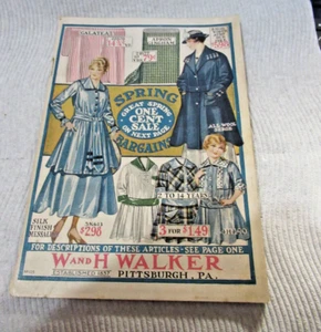 EARLY 1900'S W. & H. WALKER SPRING CATALOG - Picture 1 of 7