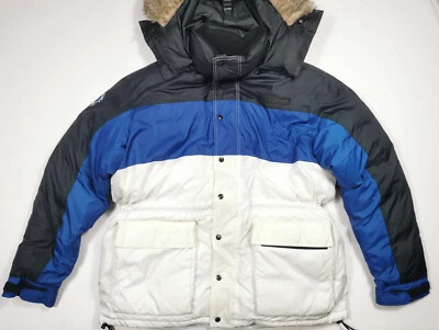Polo Ralph Lauren Sport Jacket Coat Puffer Down Arctic Challenge Fur Vintage XL - Image 1 of 4