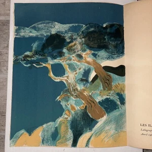 Les Iles De Lerins Lithographie originale de Roger Muhl 1969 - Bild 1 von 6