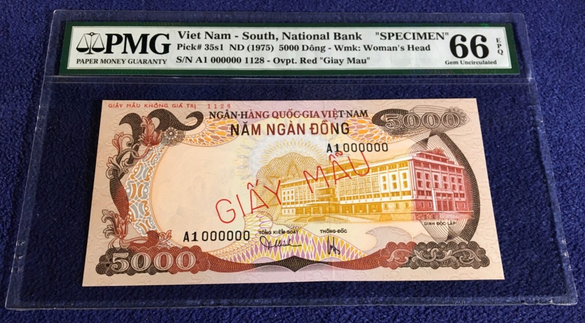 PMG 5,000 ₫ Denomination Vietnamese Paper Money for sale | eBay
