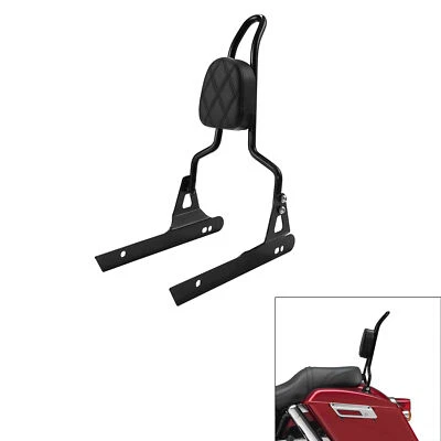 Respaldo desmontable Sissy Bar apto para 06-17 Harley Davidson Dyna Street Bob FXDB Foto 1 de 4