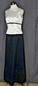 Alfred Angelo Black and White 2 Piece Evening Wear - Size 7/8 - Picture 1 of 3